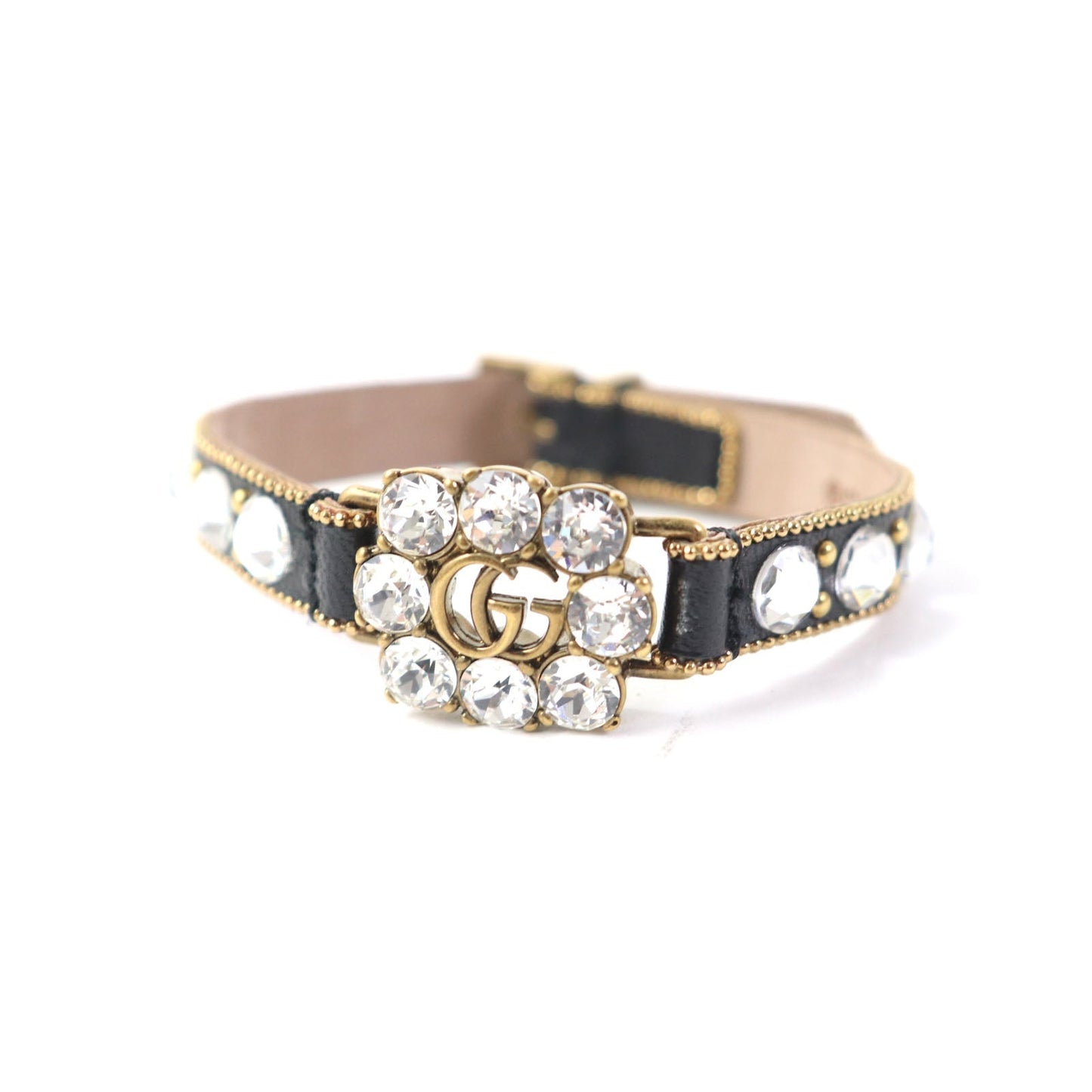 Luxury Gucci Trending 2025 Double G Rhinestone Stud Bracelet