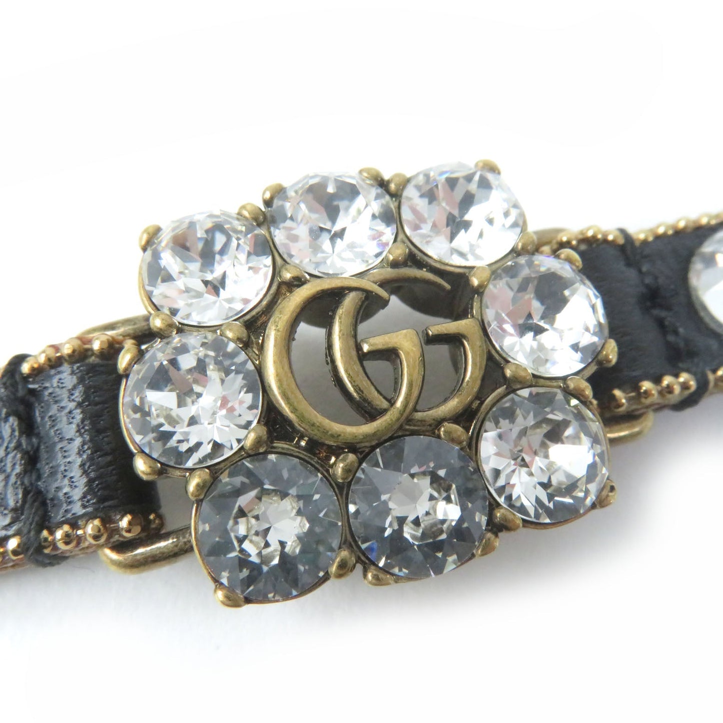Luxury Gucci Trending 2025 Double G Rhinestone Stud Bracelet