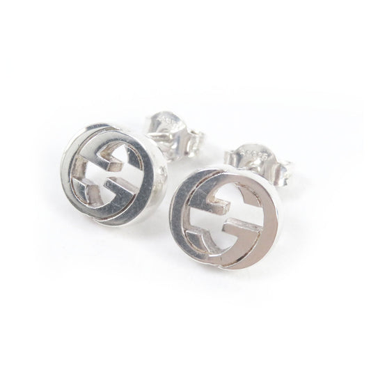 Luxury Gucci Trending 2025 AG925 Interlocking G Stud Earrings