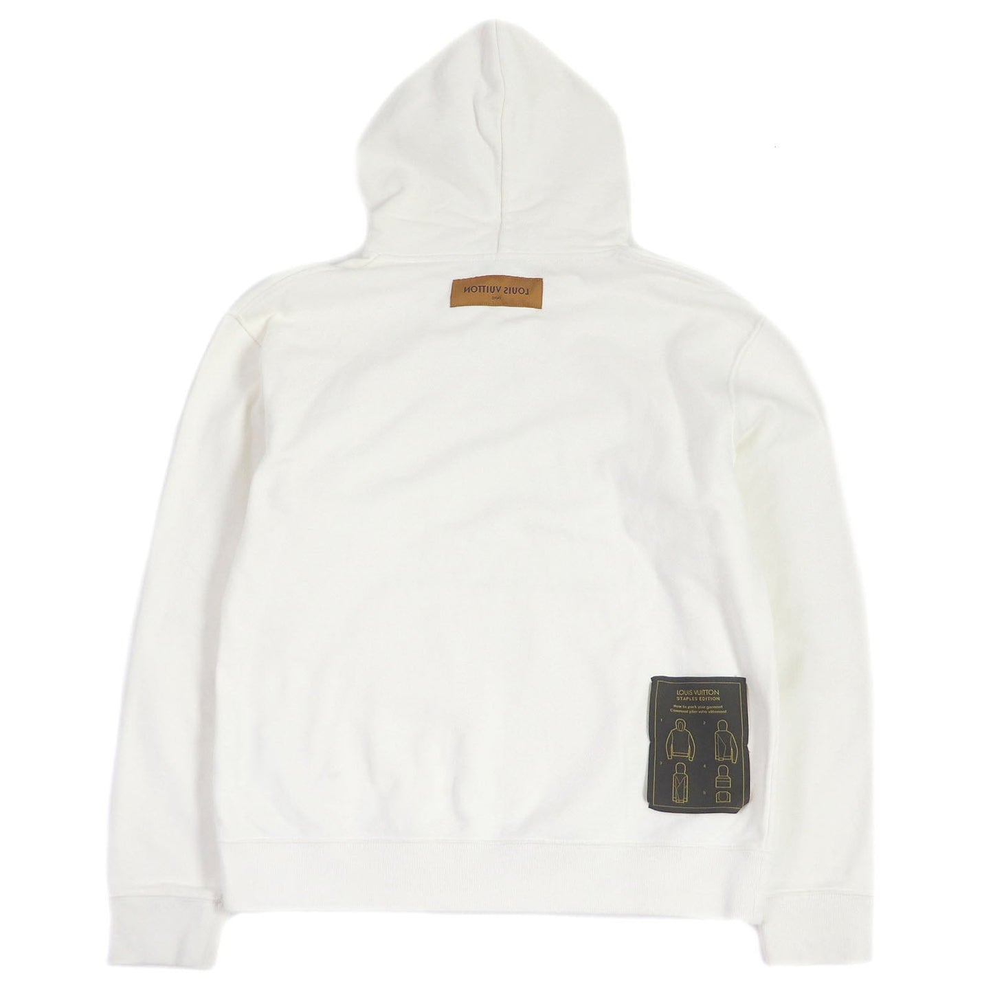 LOUIS VUITTON Hoodie cotton white M