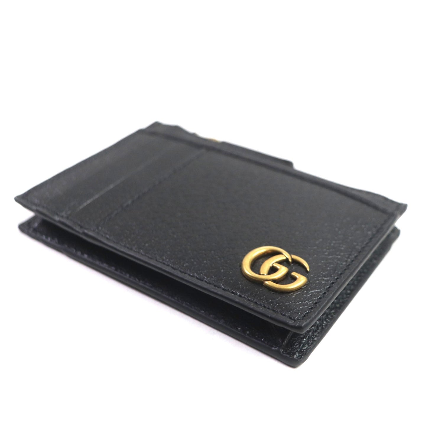 Luxury Gucci Trending 2025 GG Marmont Leather Card Holder 657589