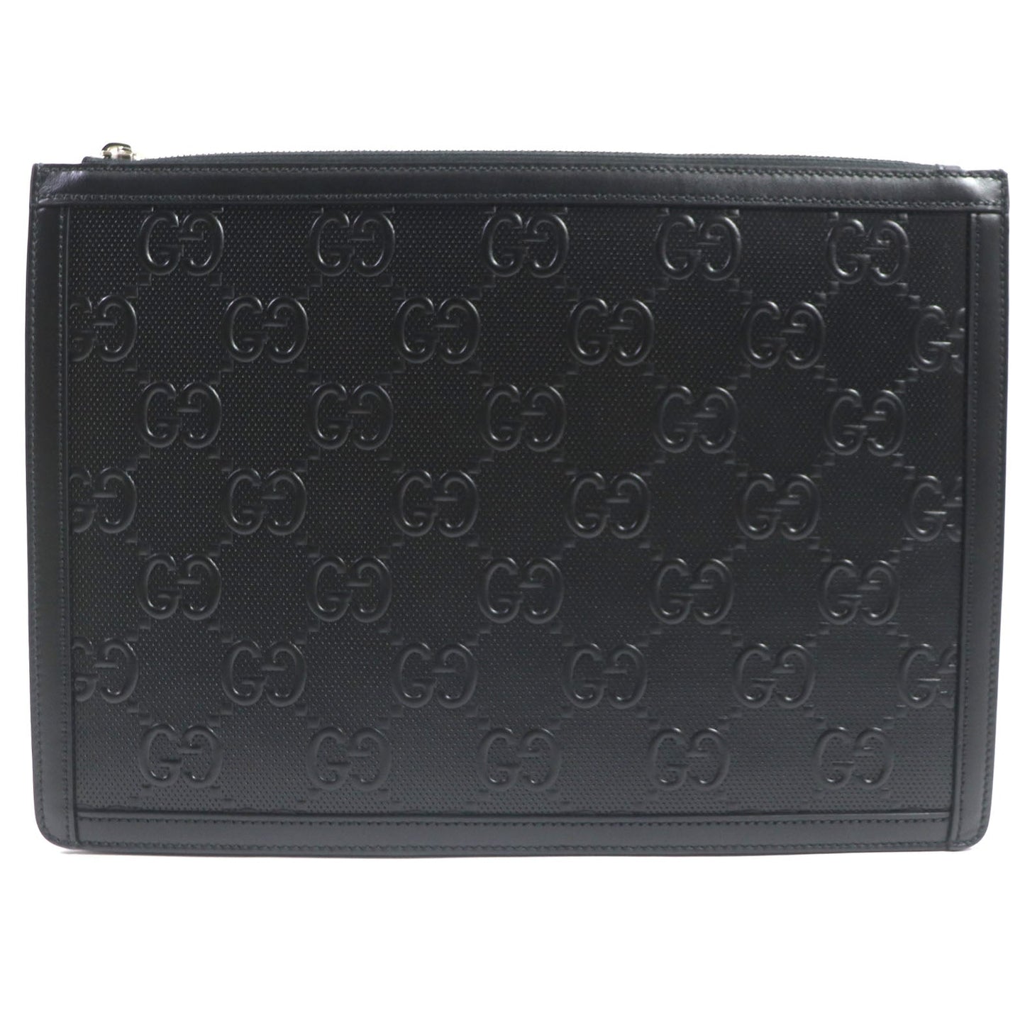 Luxury Gucci Trending 2025 GG Embossed Leather Clutch Bag