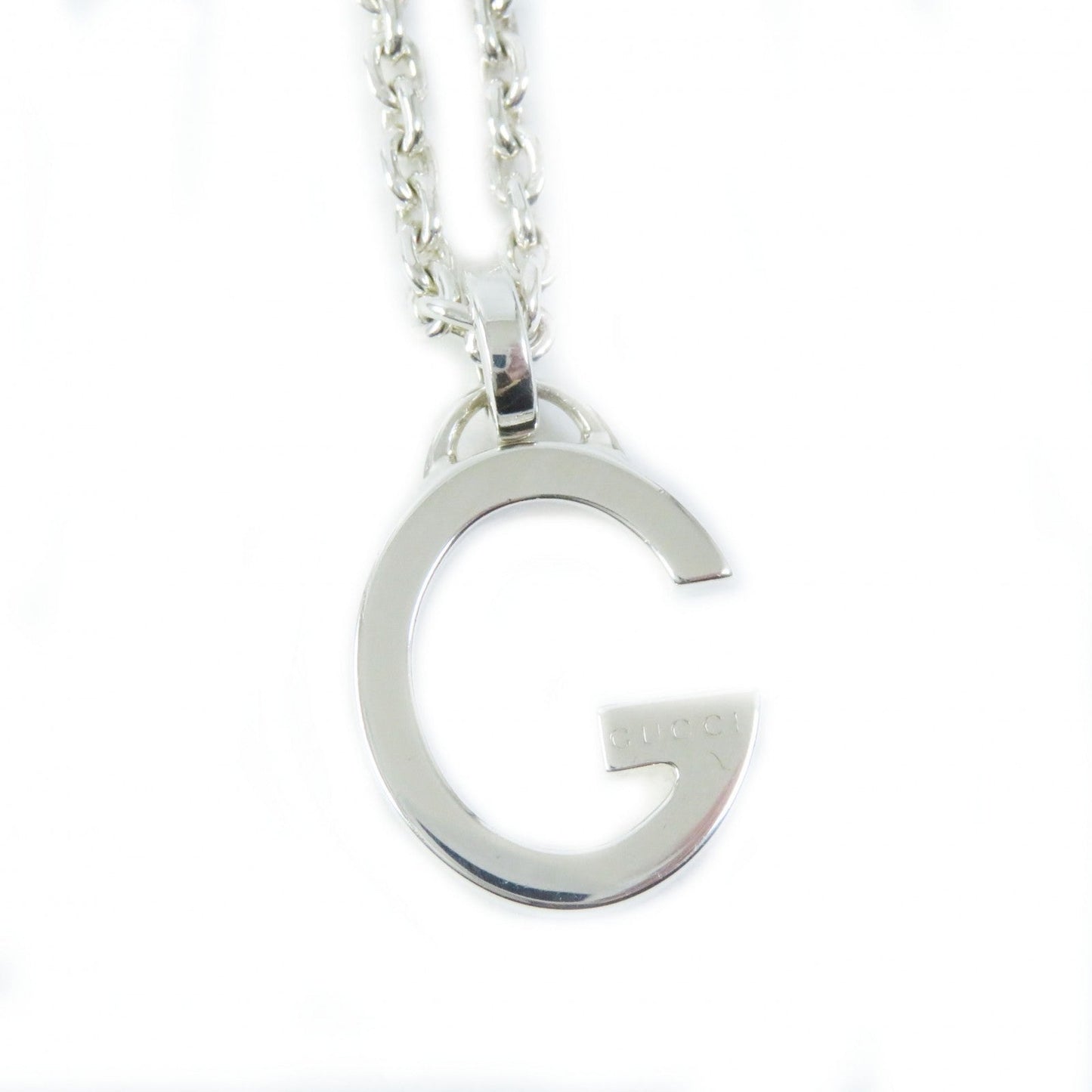 Luxury Gucci Trending 2025 AG925 G Logo Pendant Necklace