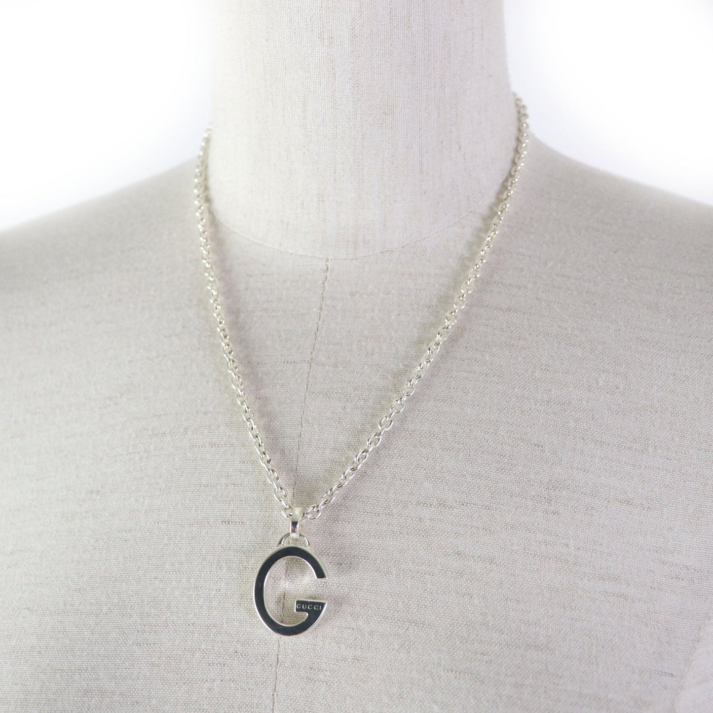 Luxury Gucci Trending 2025 AG925 G Logo Pendant Necklace