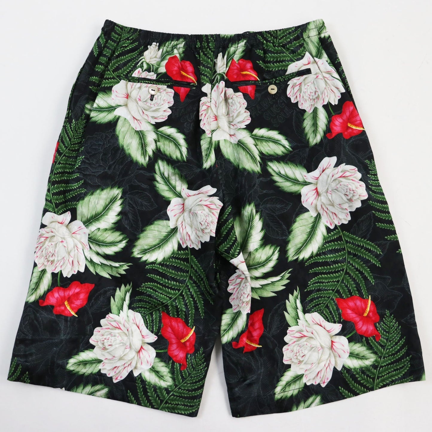 Luxury Gucci Trending 2025 Hawaiian Viscose Silk Floral Shorts