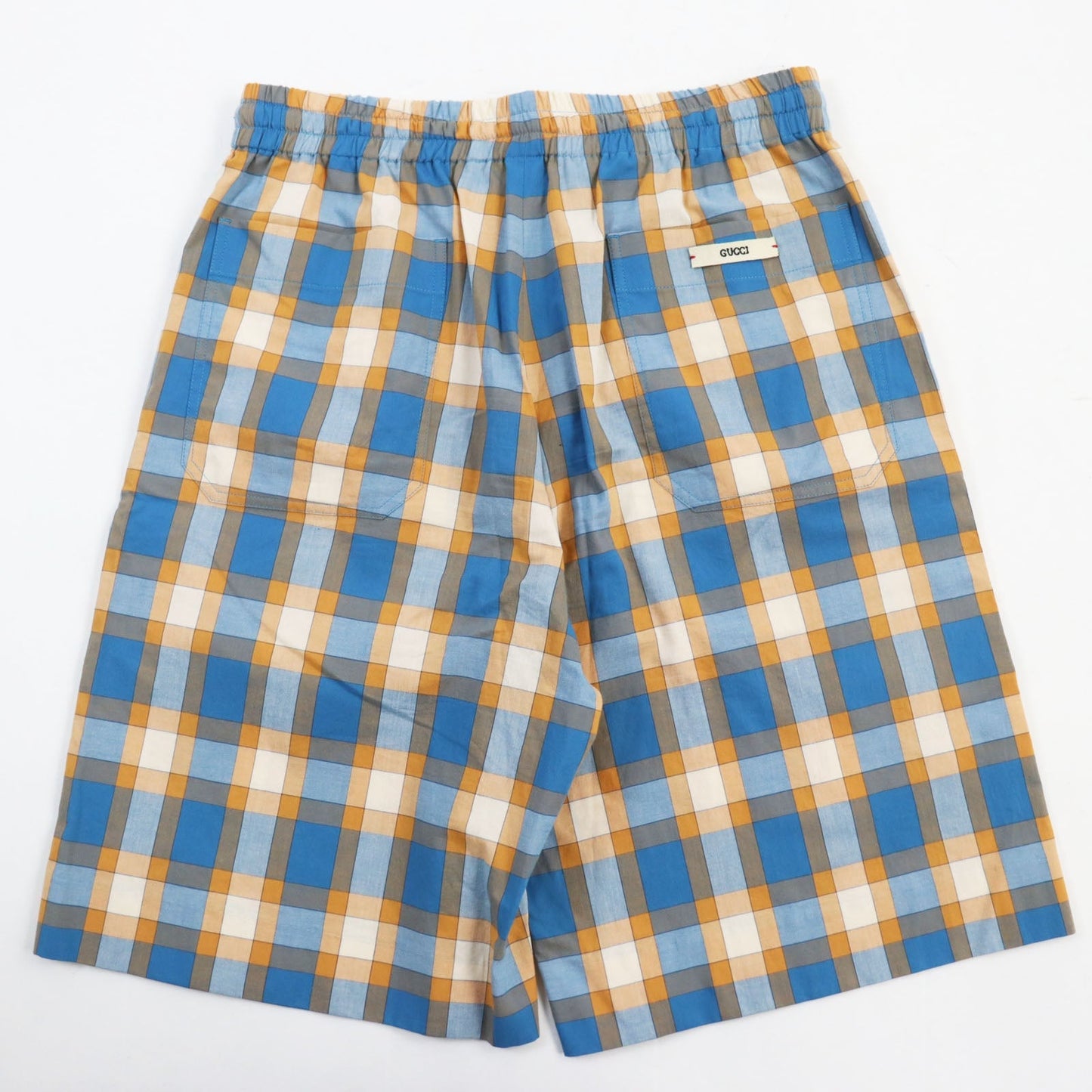 Luxury Gucci Trending 2025 Madras Check Shorts Multicolor 44