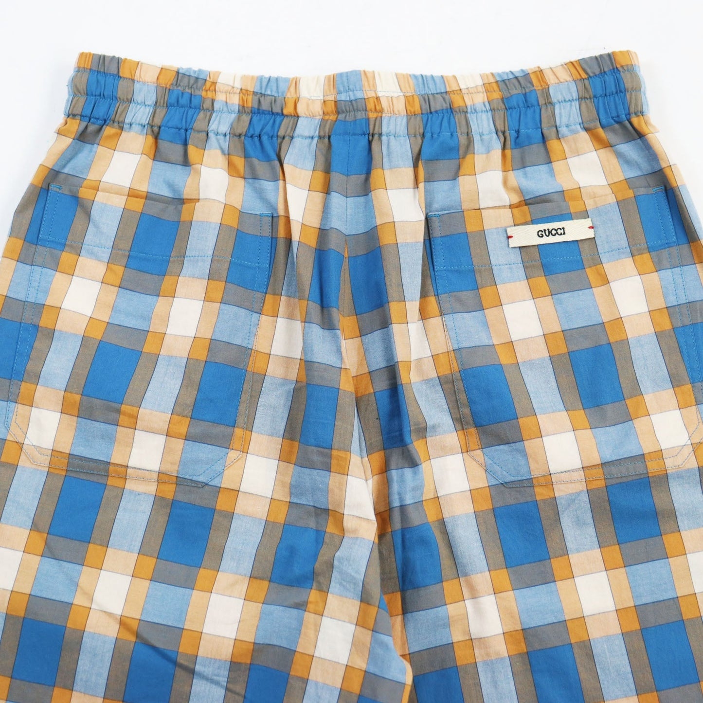 Luxury Gucci Trending 2025 Madras Check Shorts Multicolor 44