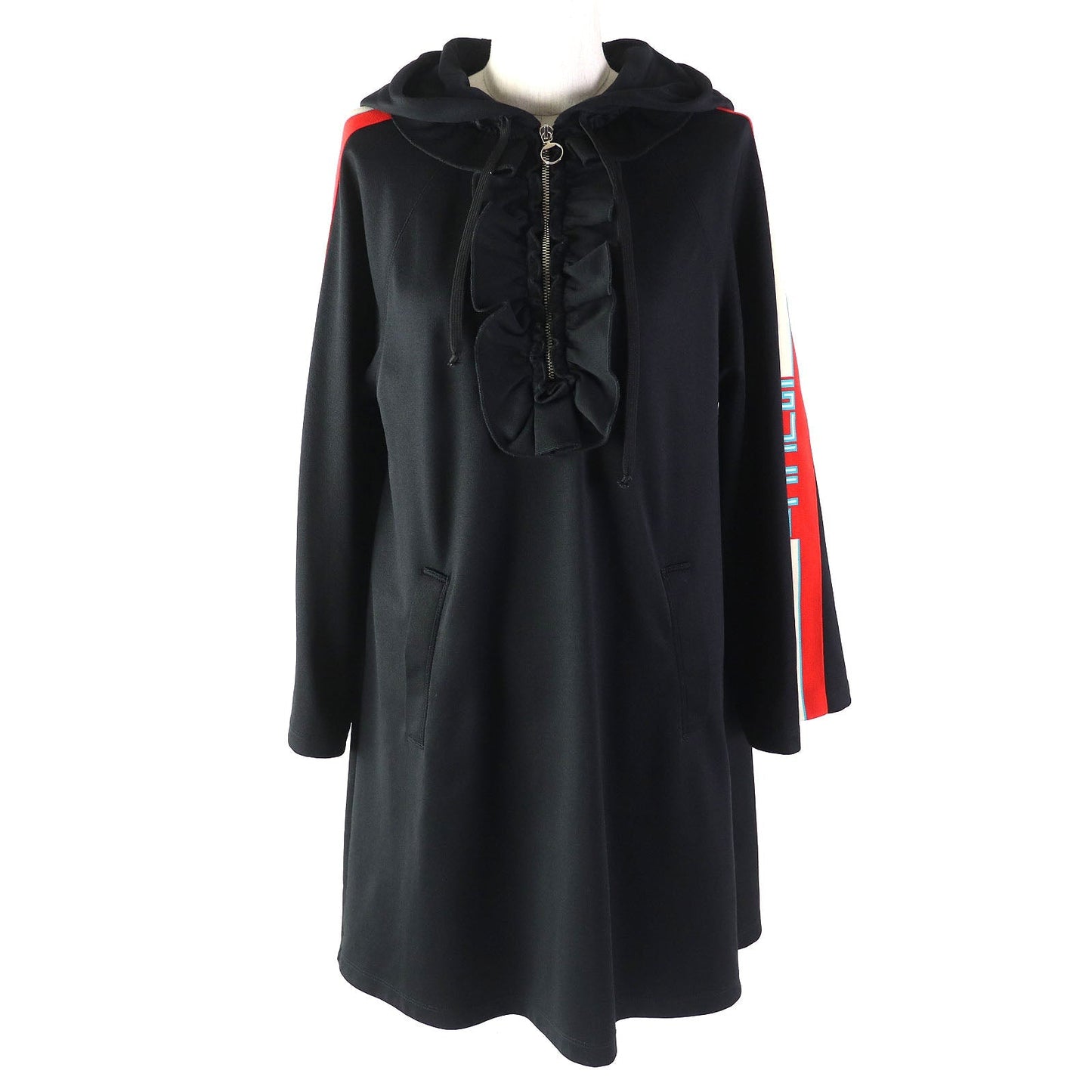 Luxury Gucci Trending 2025 Logo Armline Half Zip Hoodie Dress S