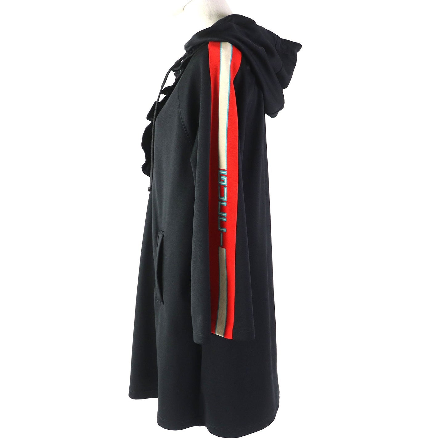 Luxury Gucci Trending 2025 Logo Armline Half Zip Hoodie Dress S