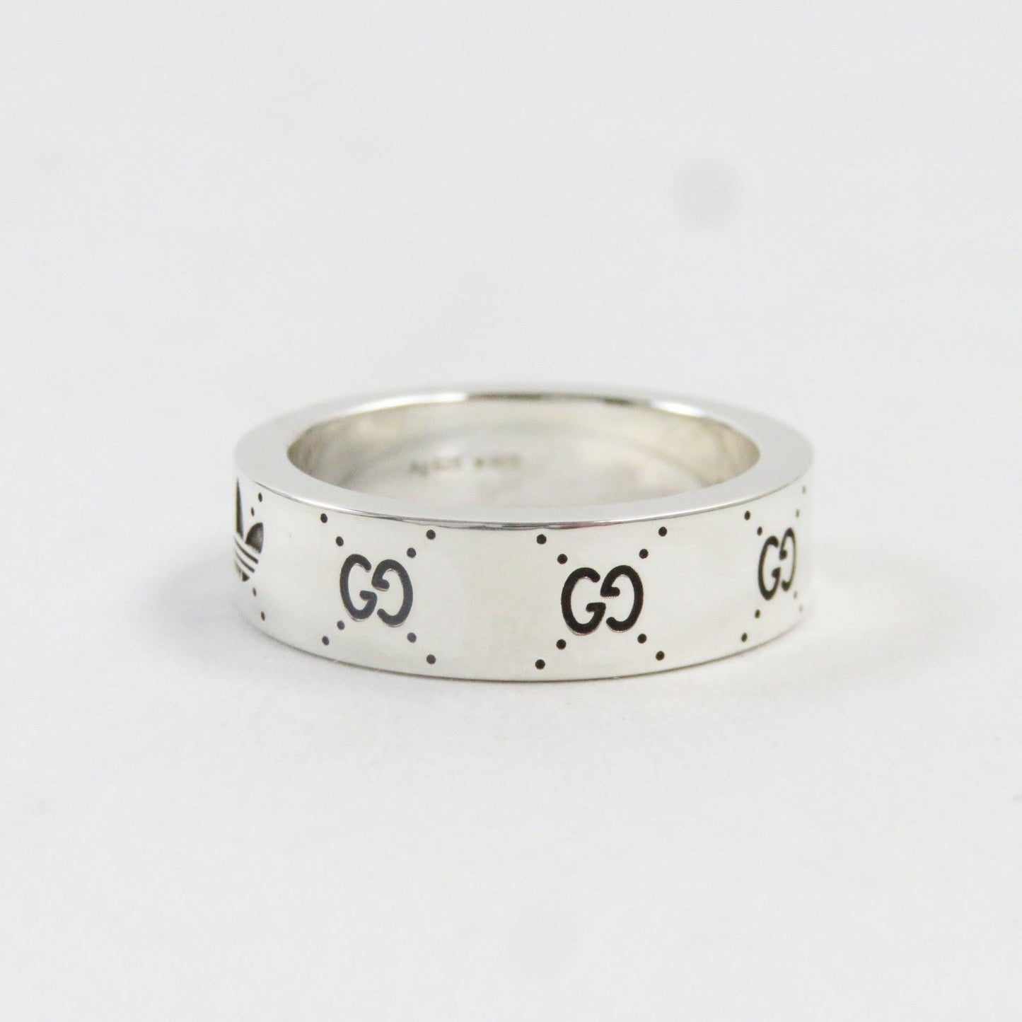 Luxury Gucci Trending 2025 AG925 Silver Engraving Ring 702764