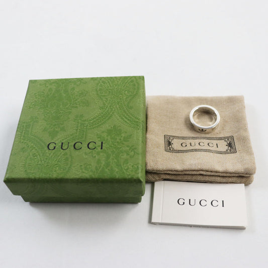 Luxury Gucci Trending 2025 AG925 Silver Engraving Ring 702764