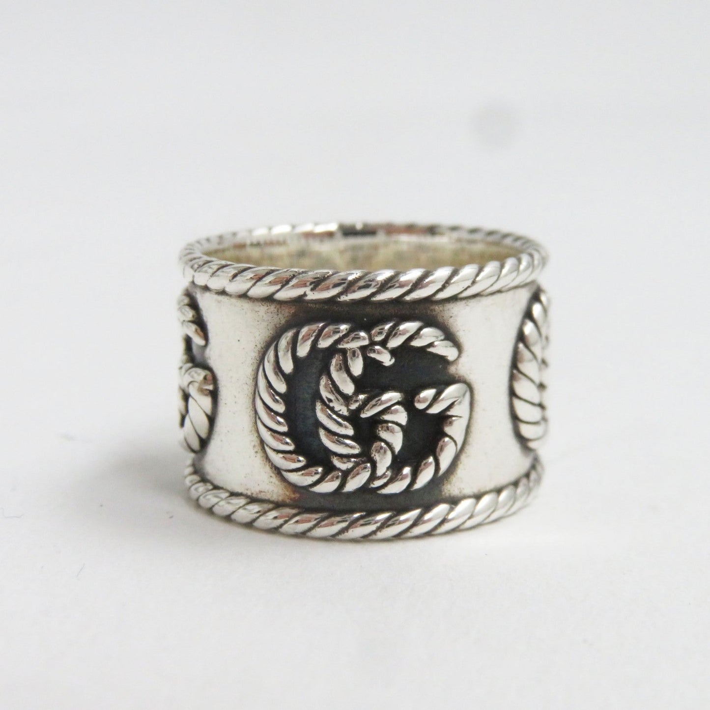 Luxury Gucci Trending 2025 GG Marmont Ring AG925 Silver