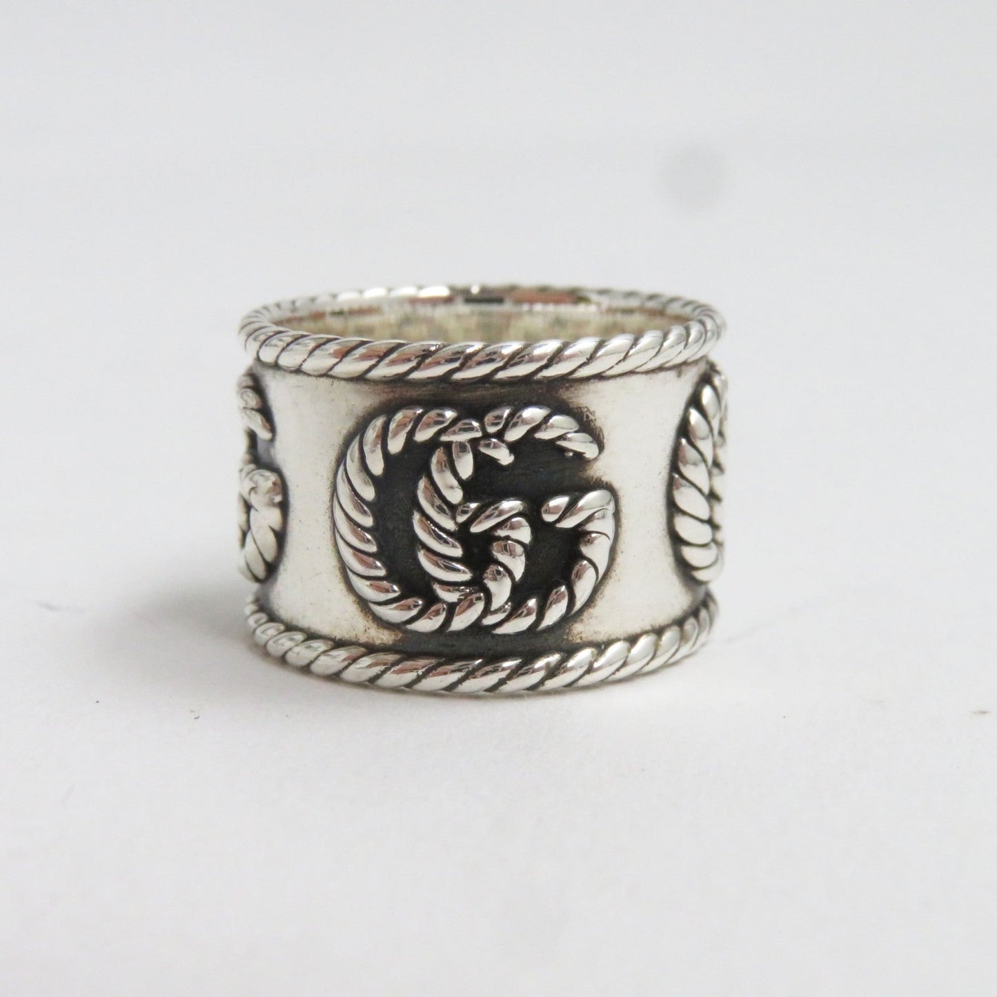 Luxury Gucci Trending 2025 GG Marmont Ring AG925 Silver