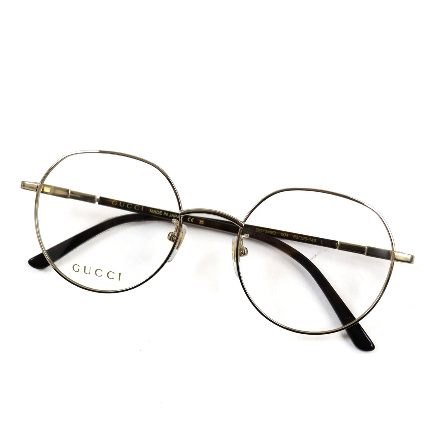 Luxury Gucci Trending 2025 GG1349O Gold Glasses Eyewear