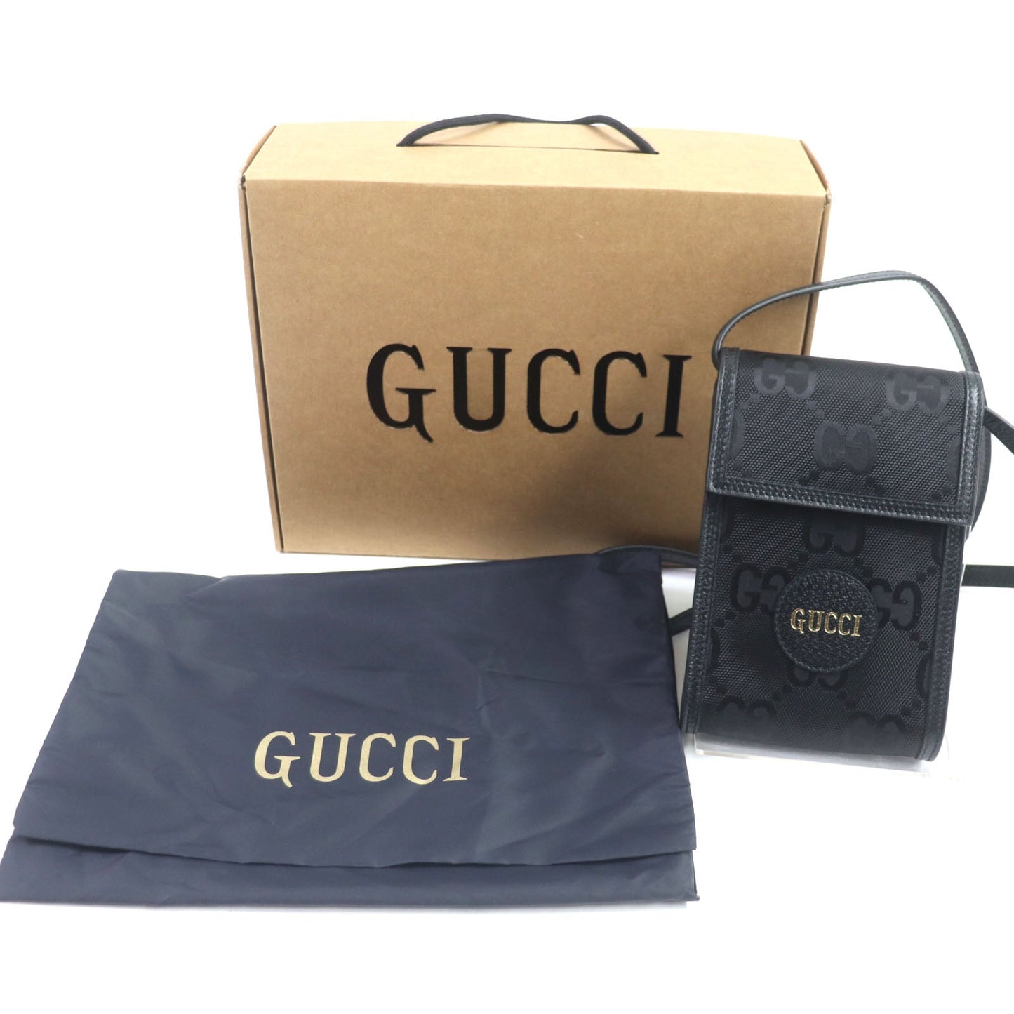 Luxury Gucci Trending 2025 Off the Grid Mini Nylon Leather Shoulder Bag