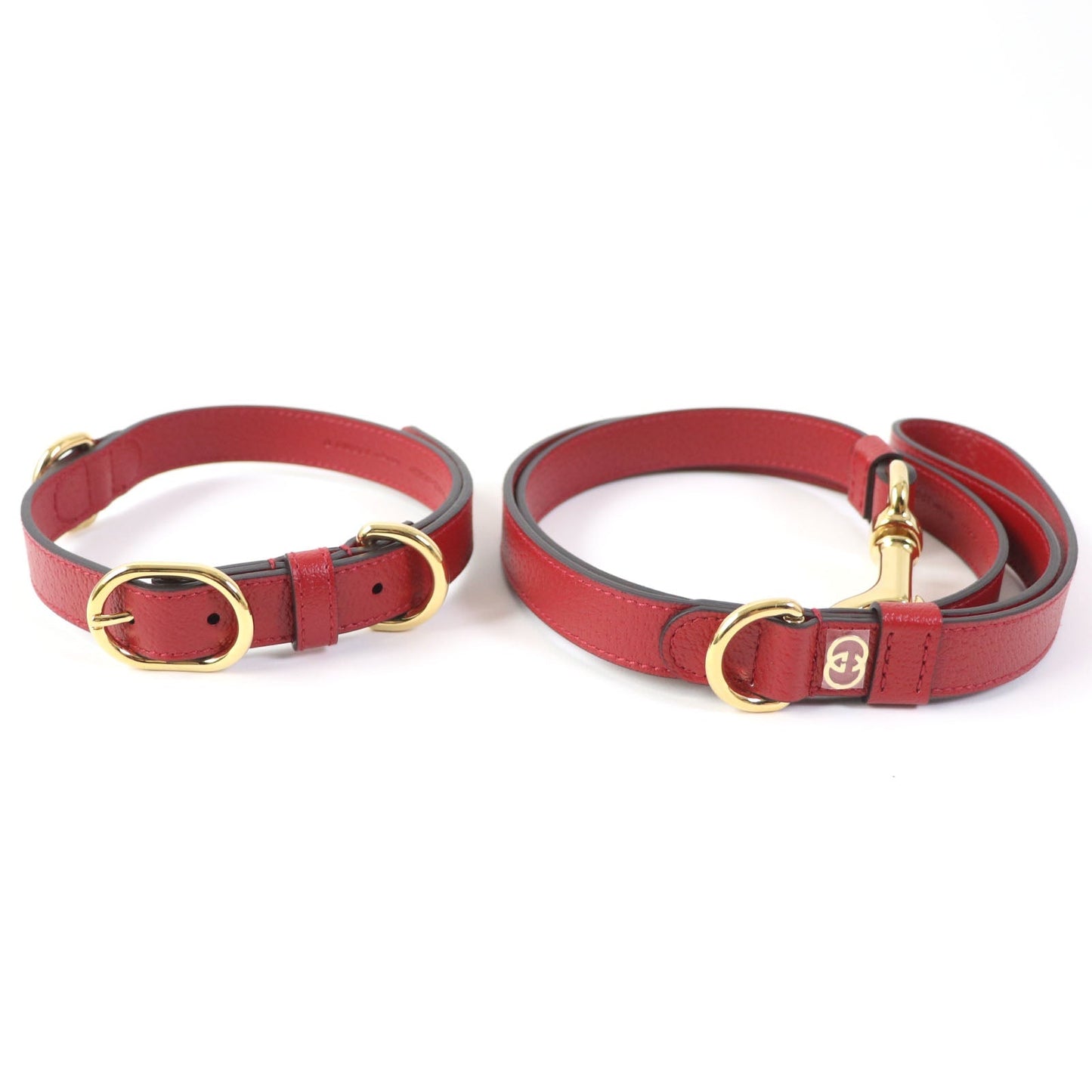 Luxury Gucci Trending 2025 Leather Interlocking G Pet Leads and Collars