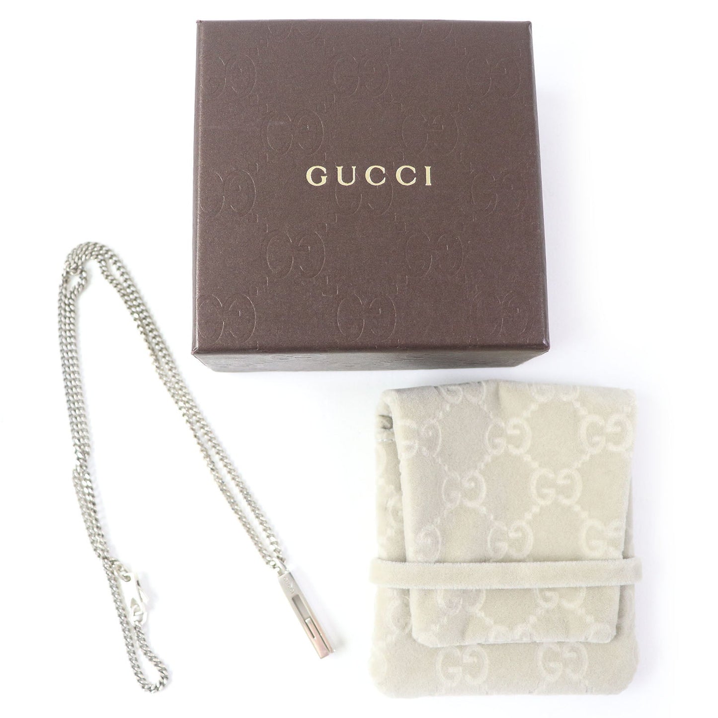 Luxury Gucci Trending 2025 AG925 Silver G Necklace Women