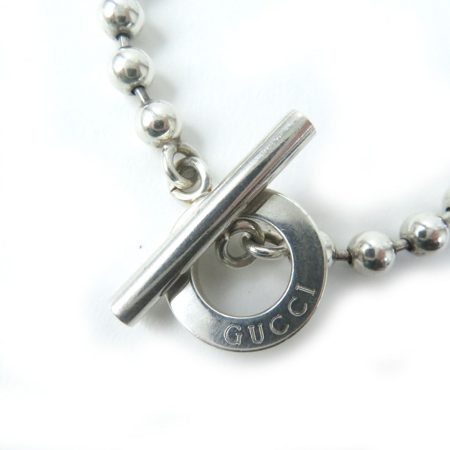 Luxury Gucci Trending 2025 AG925 Silver Ball Chain Bracelet