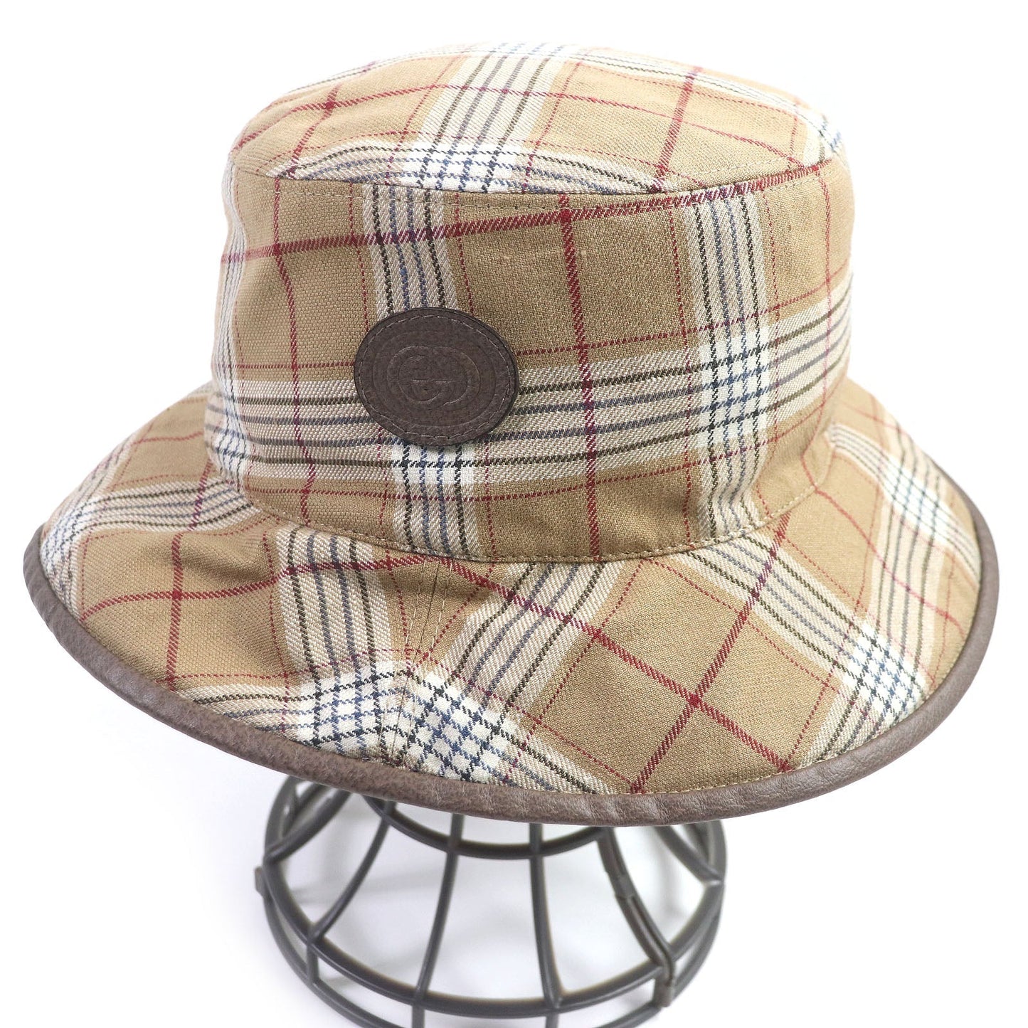 Luxury Gucci Trending 2025 Wool Linen Bucket Hat Beige M