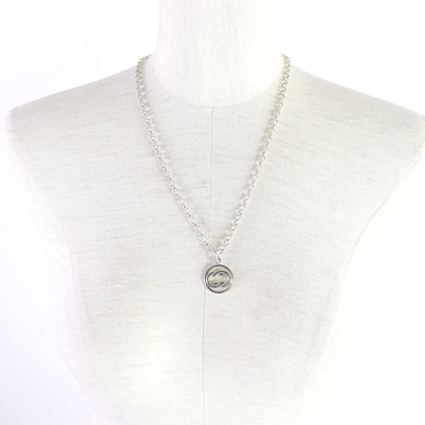 Luxury Gucci Trending 2025 Interlocking G Pendant Necklace AG925 Silver