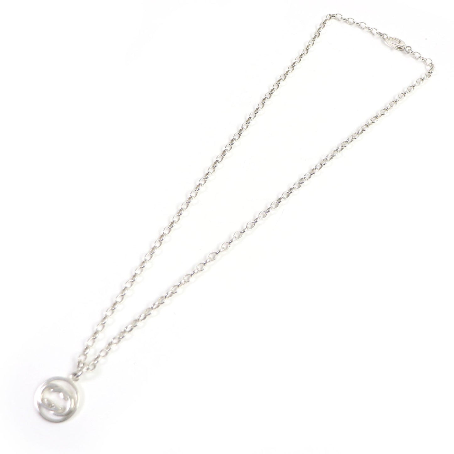 Luxury Gucci Trending 2025 Interlocking G Pendant Necklace AG925 Silver