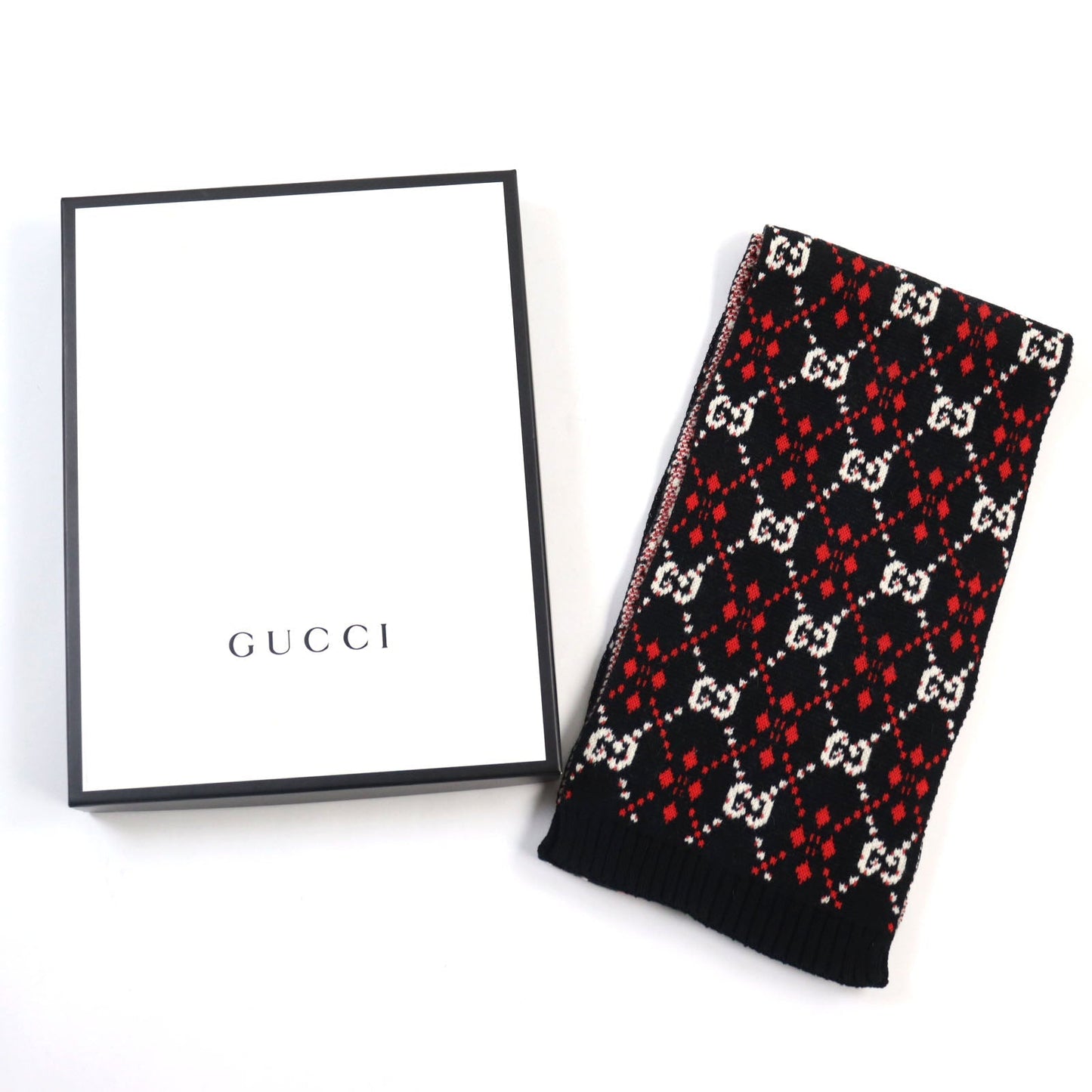 Luxury Gucci Trending 2025 Cotton Wool GG Diamond Scarf