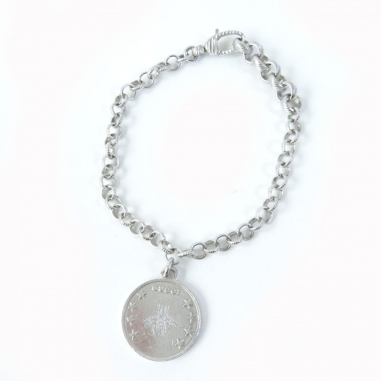 Luxury Gucci Trending 2025 Silver Bracelet Interlocking G BEE