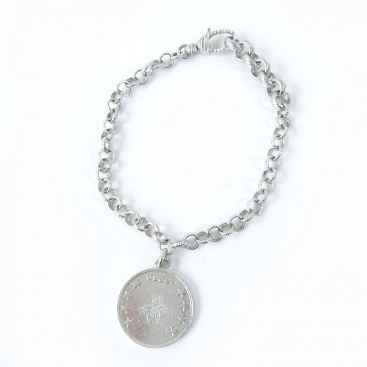 Luxury Gucci Trending 2025 Silver Bracelet Interlocking G BEE