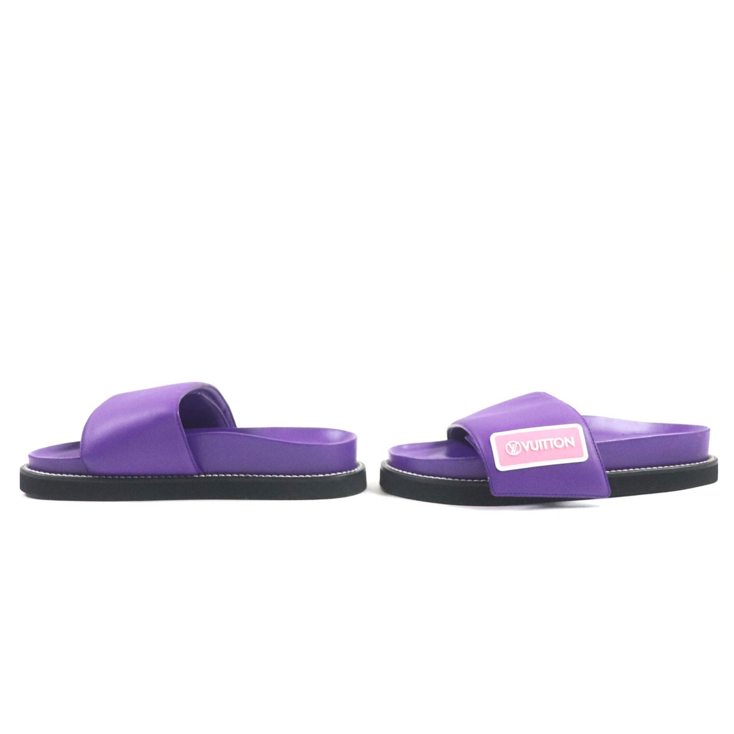 Louis Vuitton Sunset Line Leather Mules 38