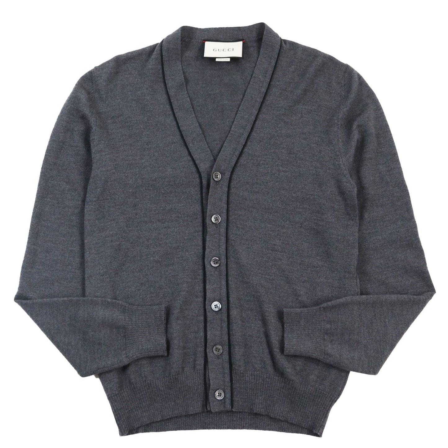 Luxury Gucci Trending 2025 Wool Cardigan Gray XS 429901