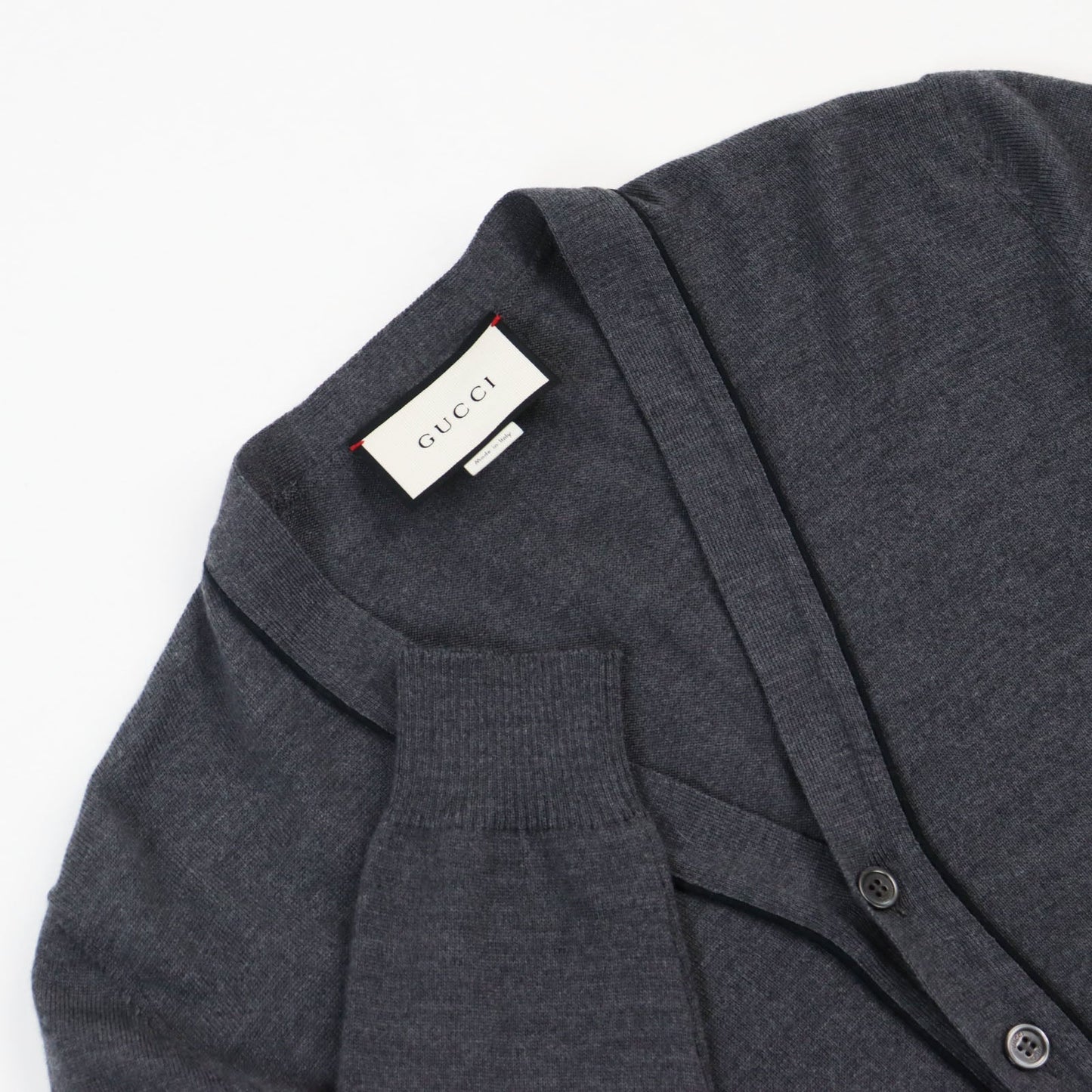 Luxury Gucci Trending 2025 Wool Cardigan Gray XS 429901
