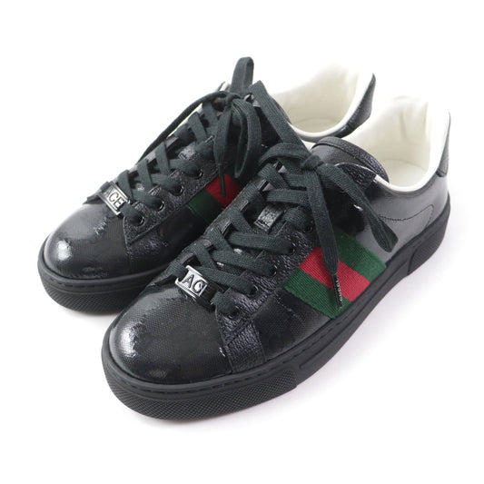 Luxury Gucci Trending 2025 Ace Web Stripe Women's Sneakers 35