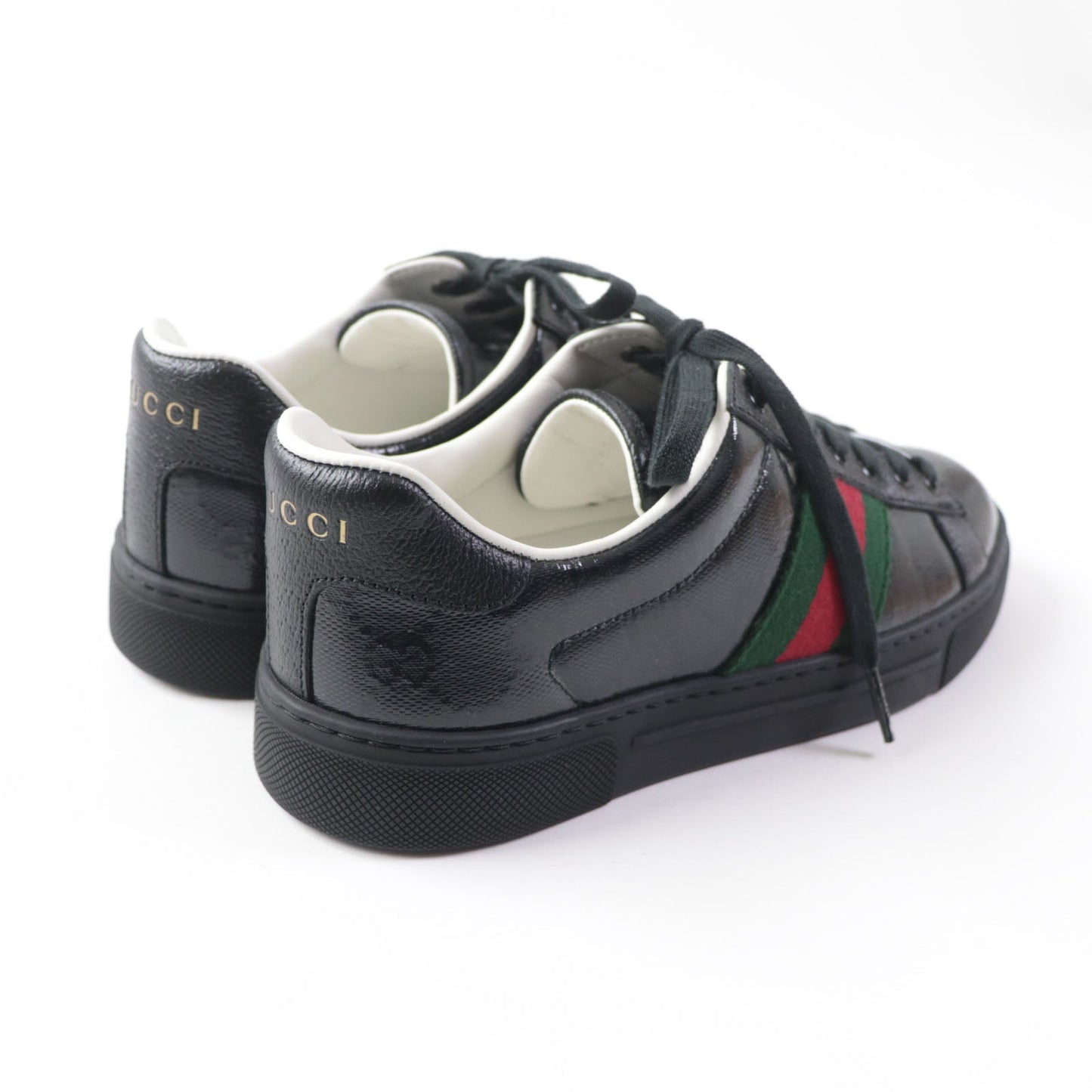 Luxury Gucci Trending 2025 Ace Web Stripe Women's Sneakers 35