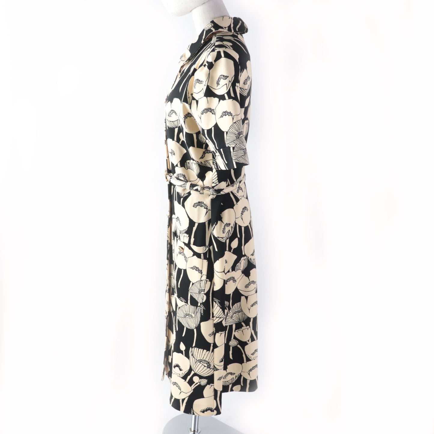 Luxury Gucci Trending 2025 Poppy Print Long Dress with GG Belt