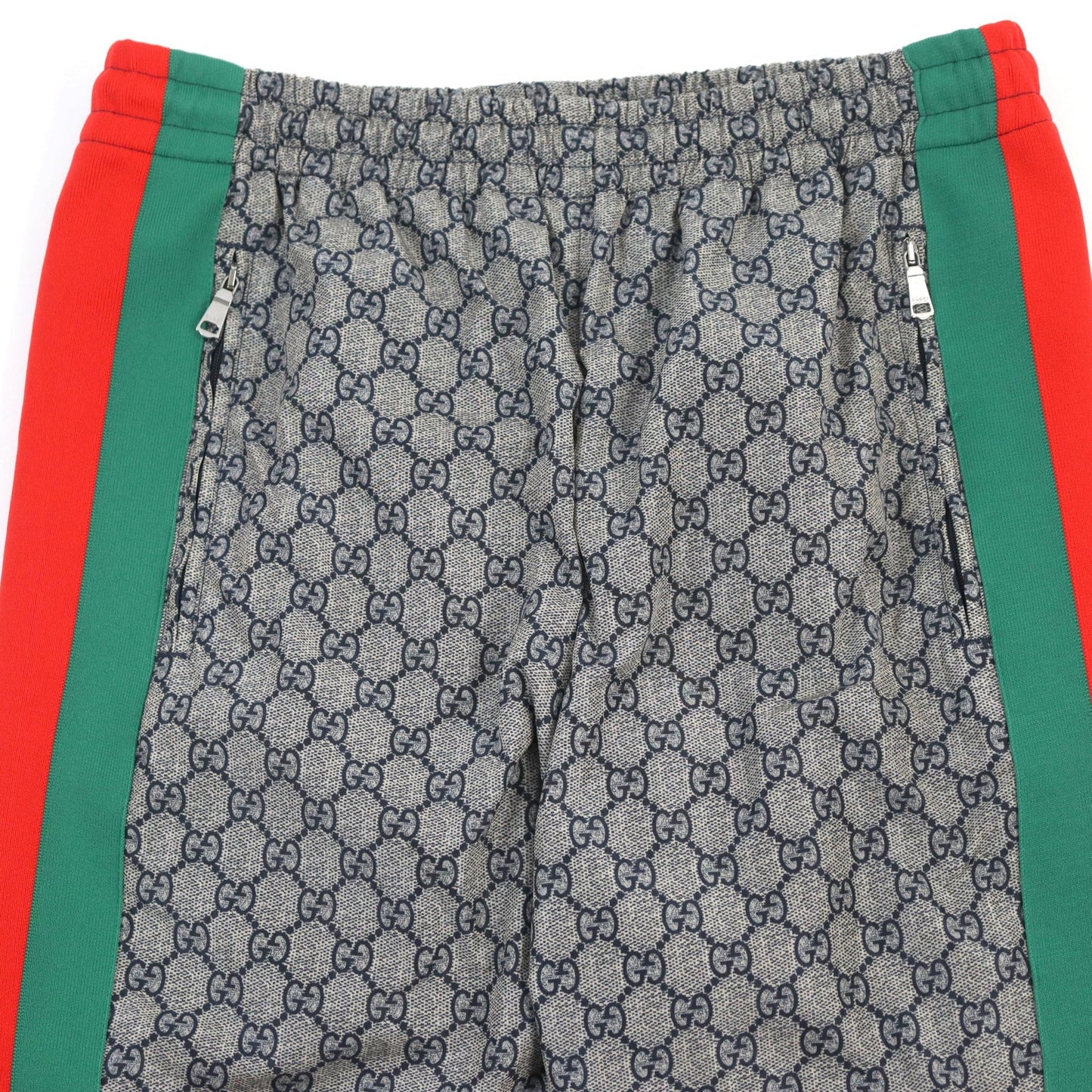 Luxury Gucci Trending 2025 Nylon GG Pattern Jogger Pants Gray S