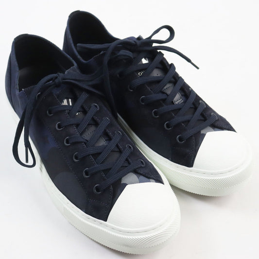 LOUIS VUITTON Low cut sneakers Part: suede Navy Tattoo line mens 8