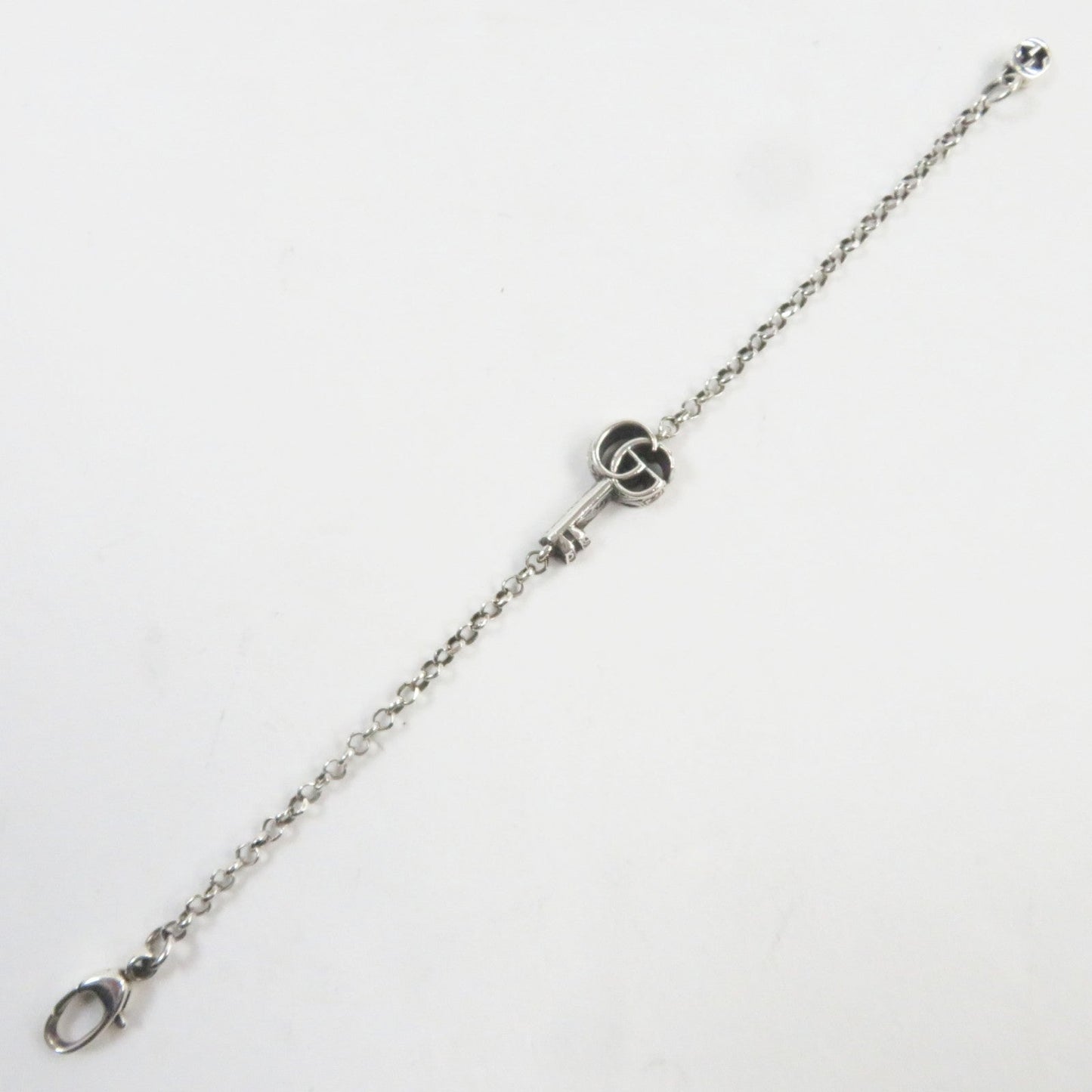Luxury Gucci Trending 2025 Silver Arabesque Key Bracelet AG925