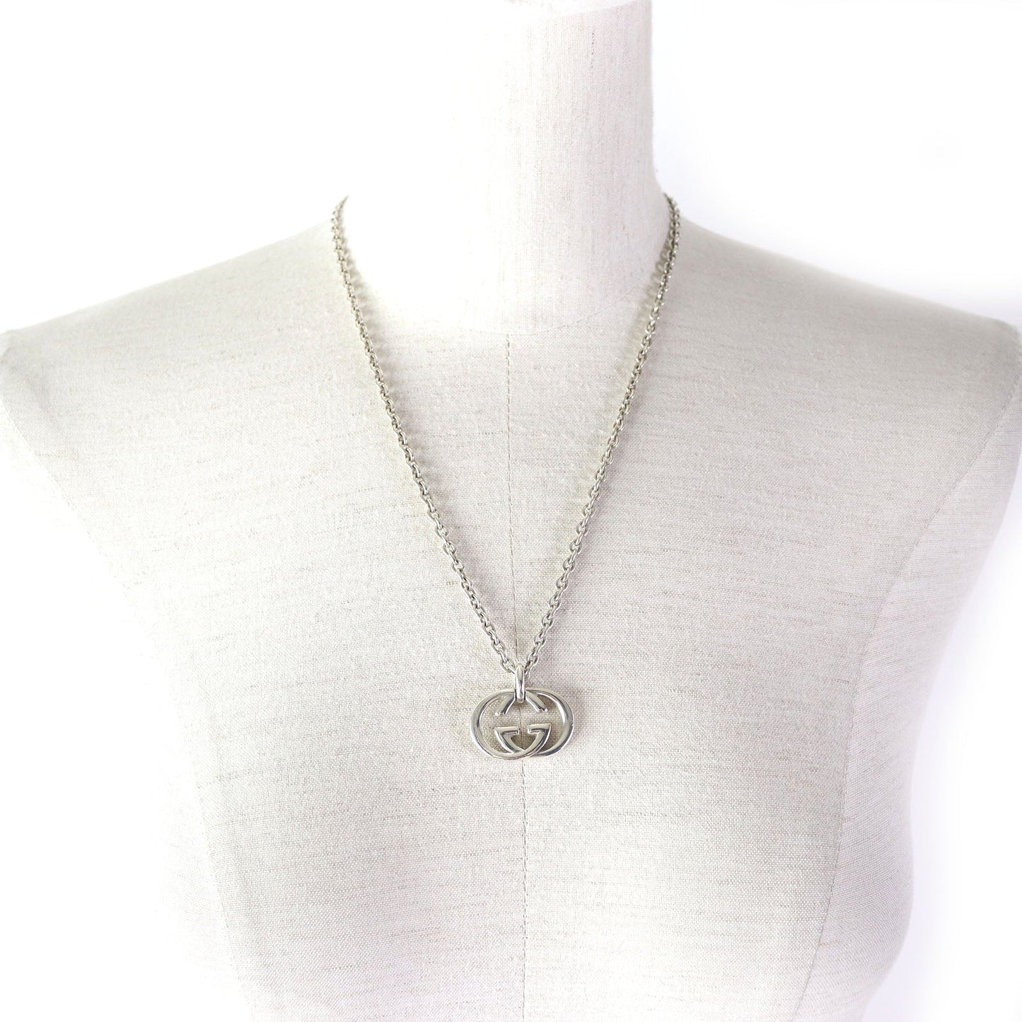 Luxury Gucci Trending 2025 Interlocking G Necklace SV925 Silver