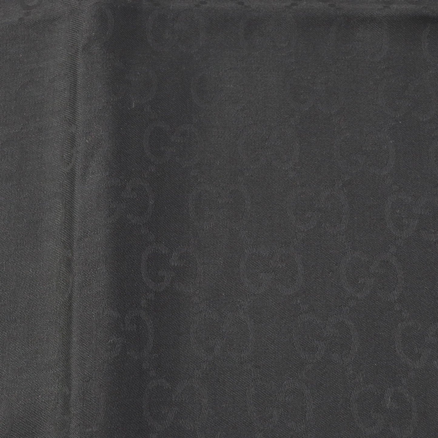 Luxury Gucci Trending 2025 Wool Silk GG Pattern Scarf Black