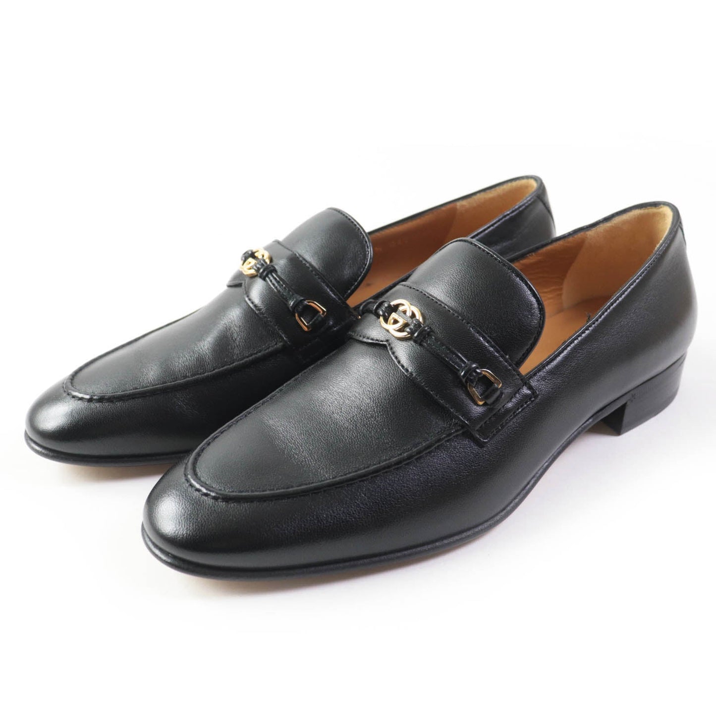Luxury Gucci Trending 2025 Horsebit Interlocking G Loafers Black 37.5