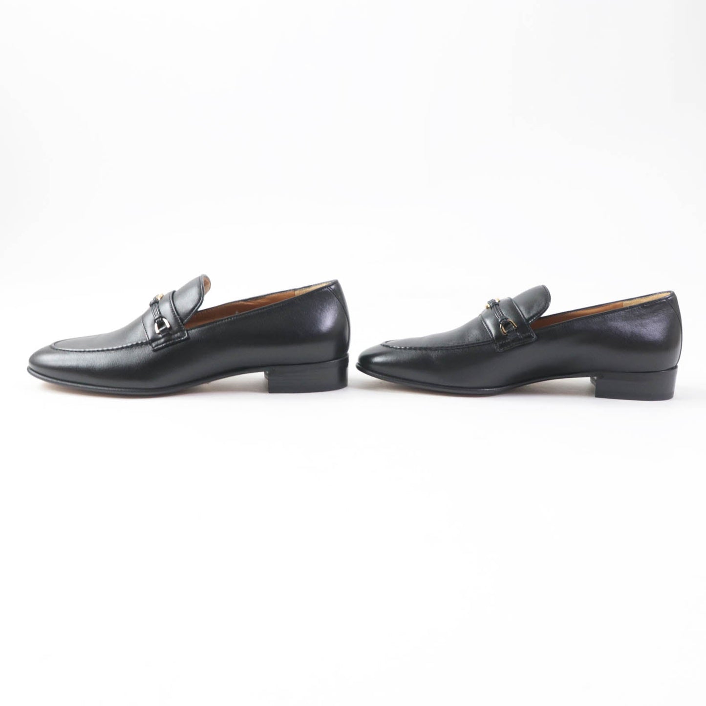 Luxury Gucci Trending 2025 Horsebit Interlocking G Loafers Black 37.5
