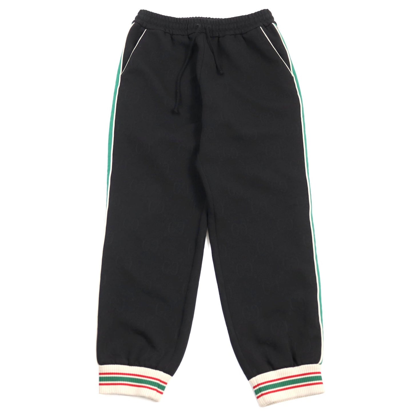 Luxury Gucci Trending 2025 GG Jersey Jacquard Jogging Pants Black M
