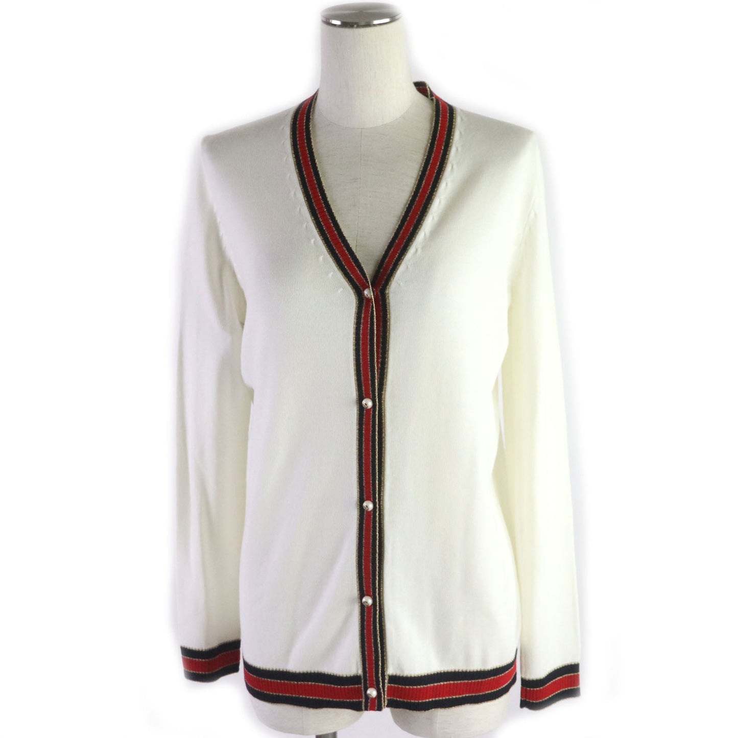 Luxury Gucci Trending 2025 Wool Cardigan with Pearl Buttons