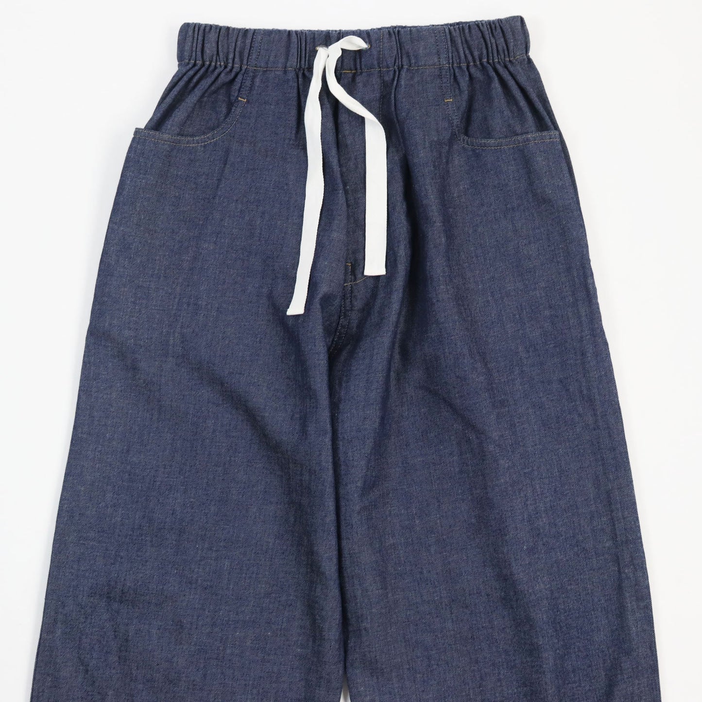 Luxury Gucci Trending 2025 Cotton Linen Drawstring Pants Indigo