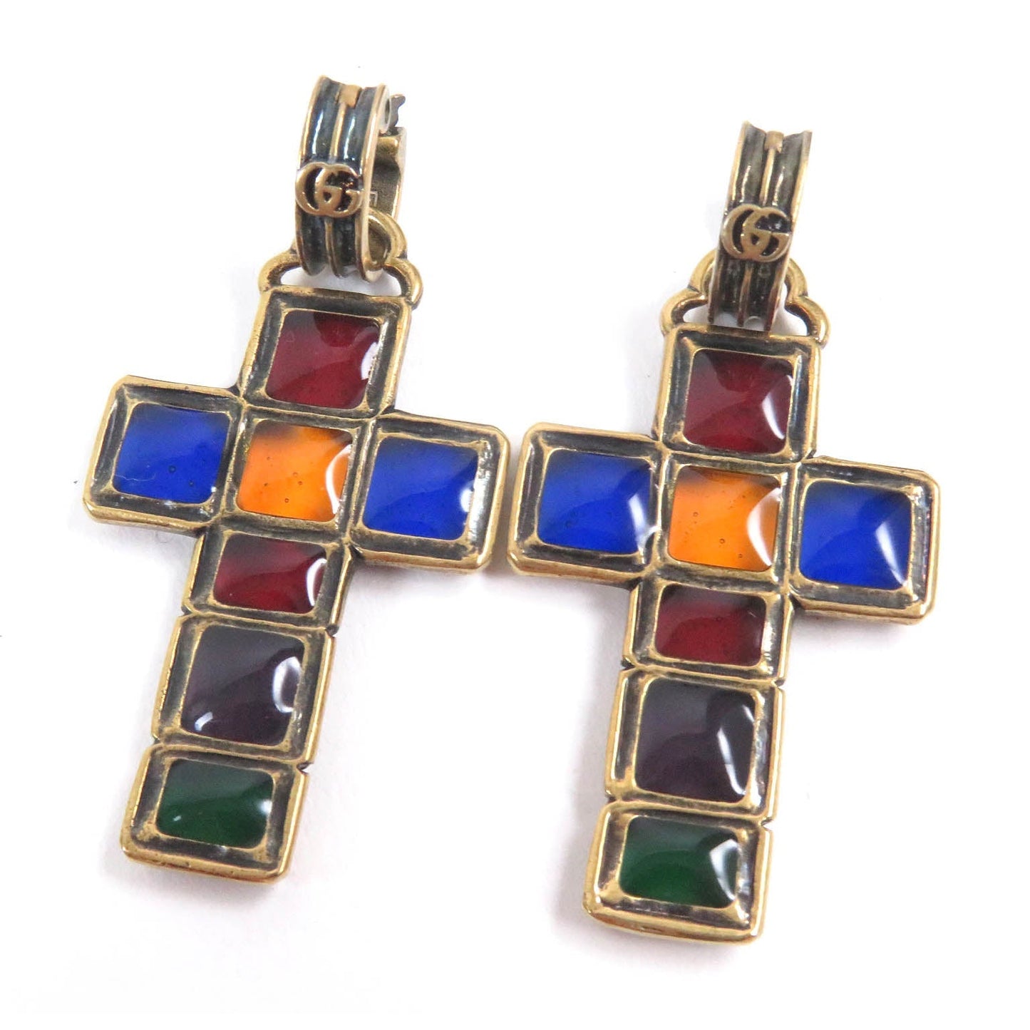 Luxury Gucci Trending 2025 Double G Cross Earrings 548776