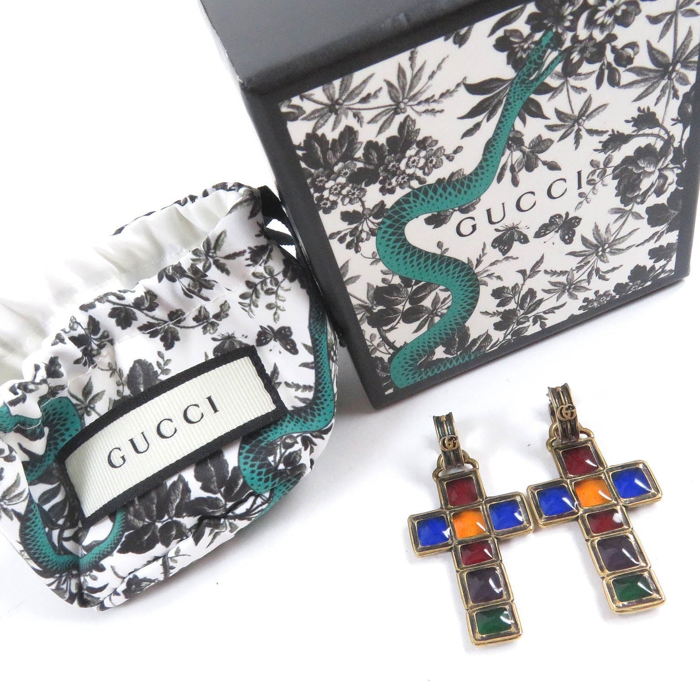 Luxury Gucci Trending 2025 Double G Cross Earrings 548776