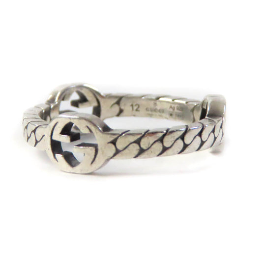 Luxury Gucci Trending 2025 Interlocking G Ring AG925 Silver