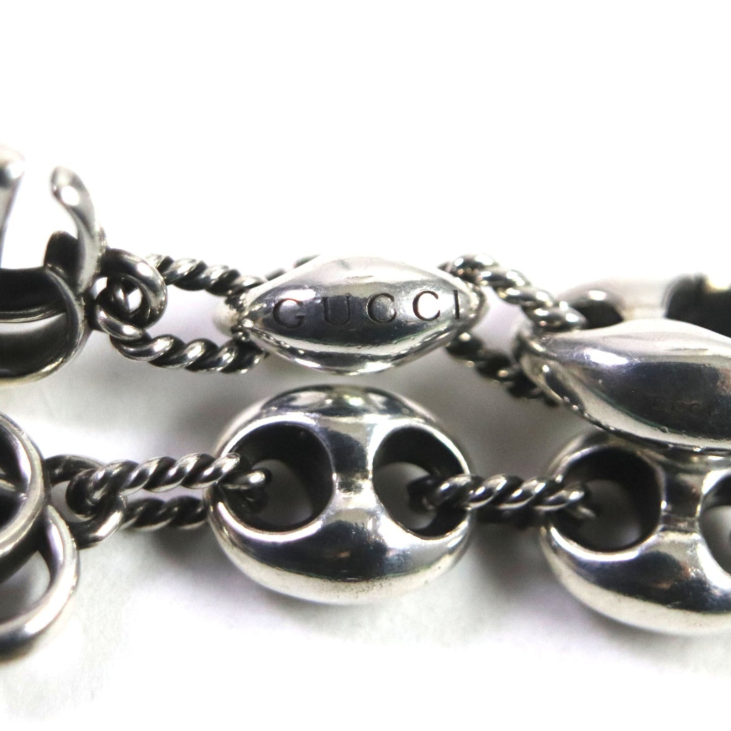 Luxury Gucci Trending 2025 AG925 Double G Marina Chain Bracelet