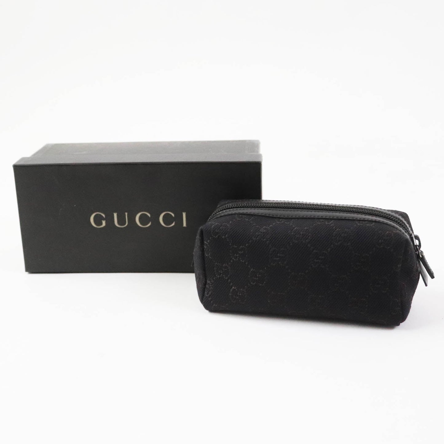 Luxury Gucci Trending 2025 GG Canvas Leather Cosmetic Pouch 29596