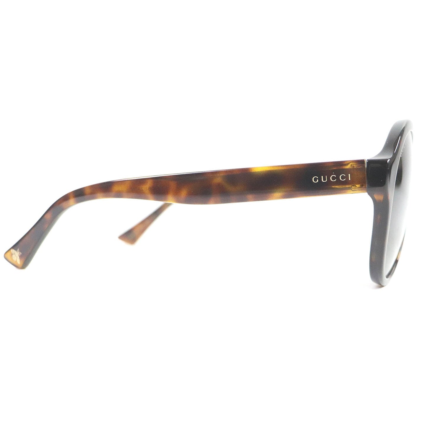 Luxury Gucci Trending 2025 GG0159S Tortoise Aviator Sunglasses